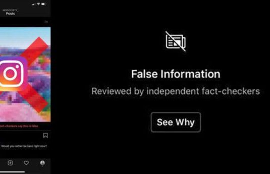 Instagram zamazuje niewinne zdjęcia zmienione Photoshopem. Tłumaczy to walką z fake newsami