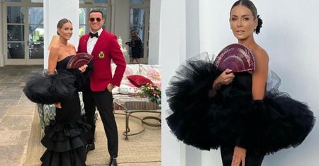 Małgorzata Rozenek w sukni do flamenco chwali się SPEKTAKULARNĄ stylizacją na hiszpańskich urodzinach Omeny Mensah (FOTO)