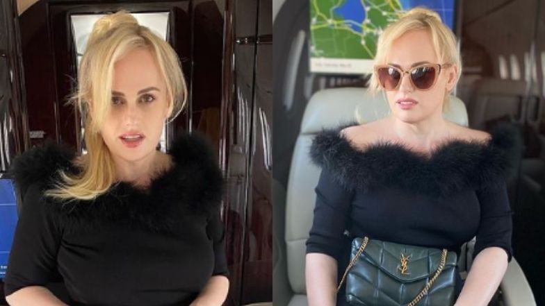 Rebel Wilson pozuje w prywatnym odrzutowcu