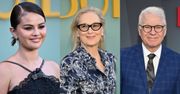 Eleganckie gwiazdy posyłają uśmiechy na premierze serialu "Zbrodnie po sąsiedzku": Selena Gomez, Meryl Streep, Steve Martin (ZDJĘCIA)