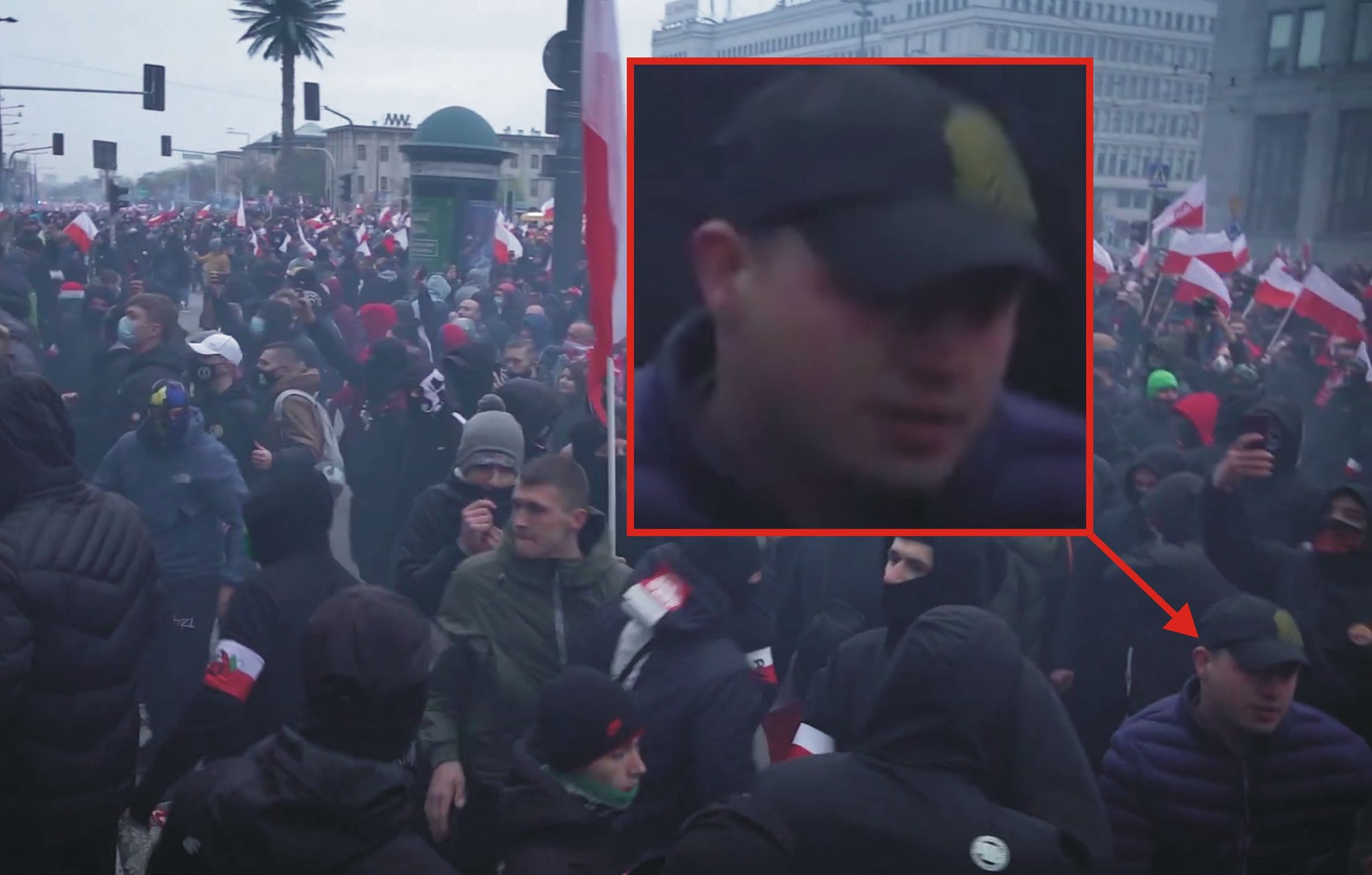 Narodowe Święto Niepodległości Polski. Osoby można zidentyfikować po ubiorze