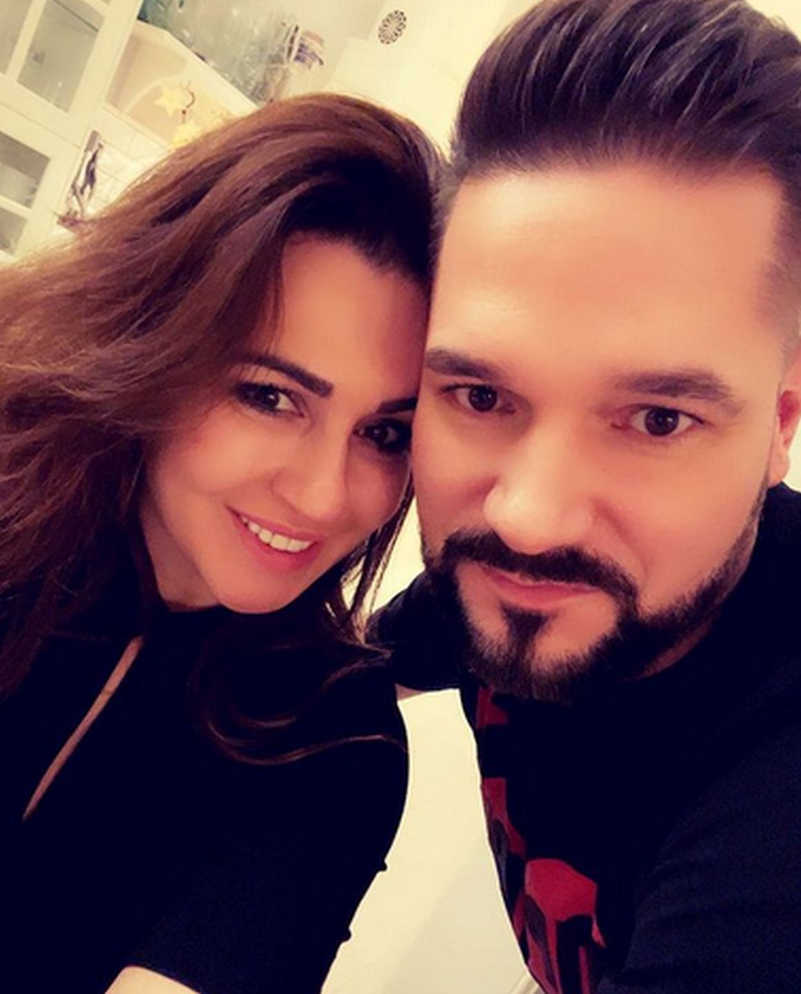 Beata Tadla z mężem