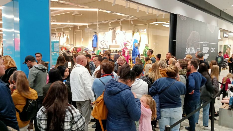 Tłumy w Black Friday