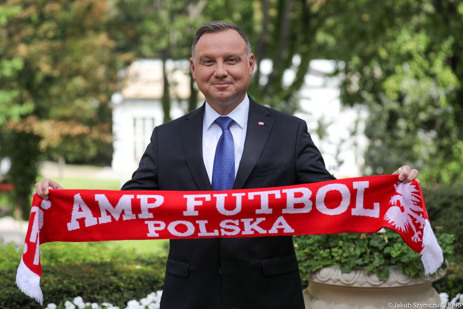 Andrzej Duda kibicuje reprezentacji