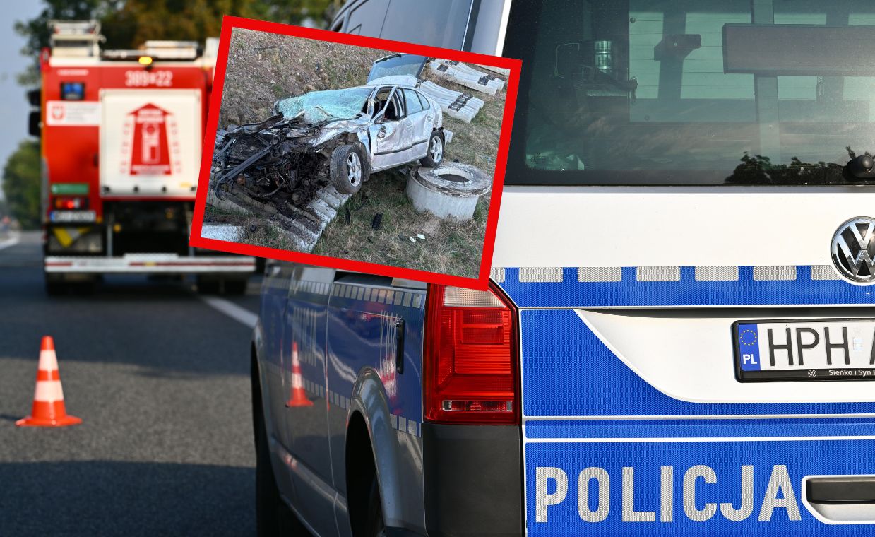 Tragedia na Mazowszu. Kierowca nie miał szans