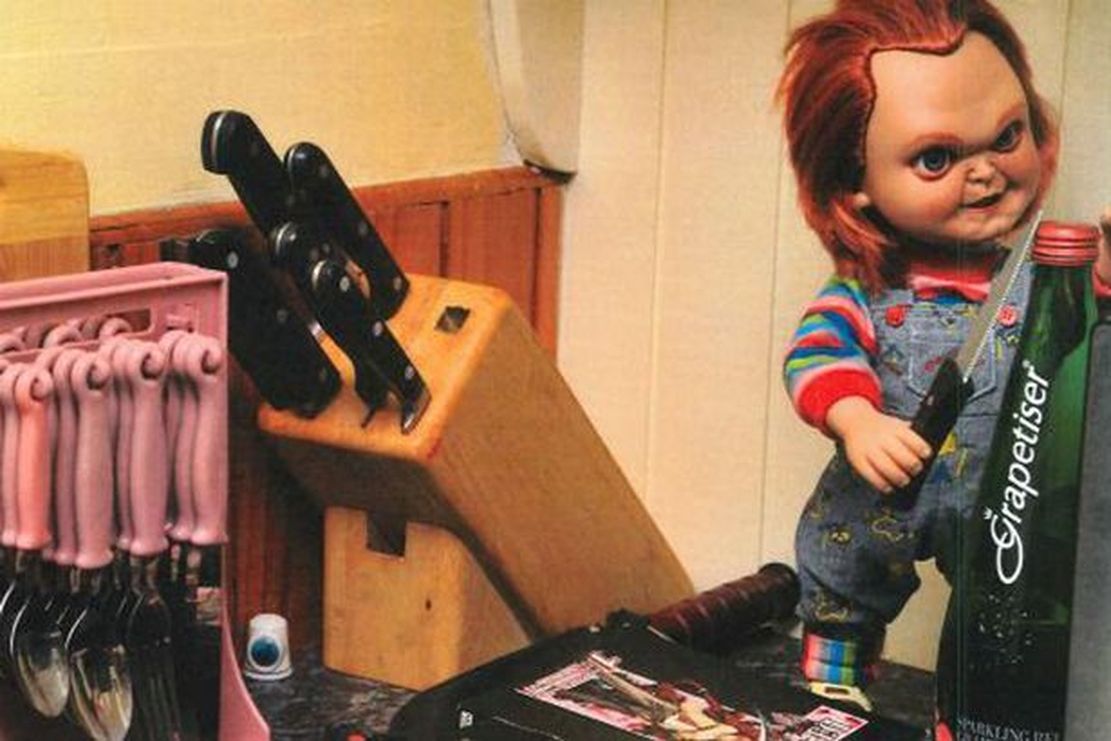 Przy nożach czuwała laleczka Chucky