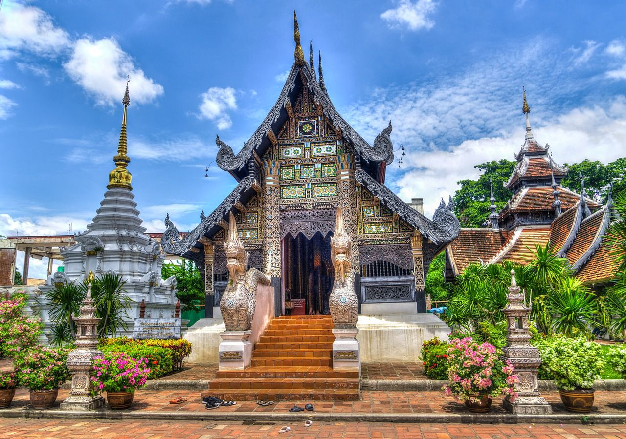 Świątynia Chiang Mai w Tajlandii 