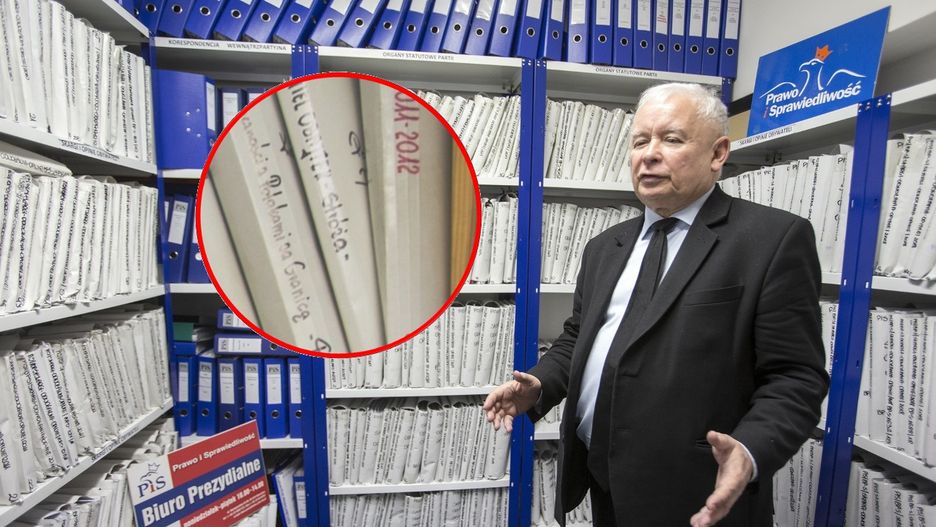Jarosław Kaczyński ma w swoim archiwum teczkę m.in na prezesa Orlenu Daniela Obajtka