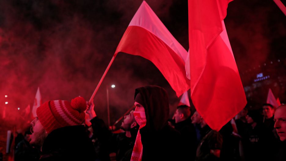 Marsz Niepodległości 11 listopada 2019. 