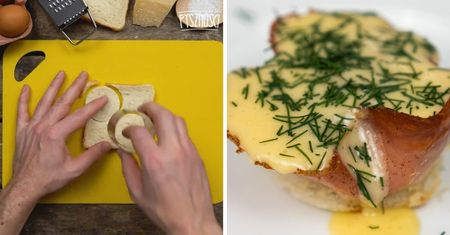Śniadaniowe muffiny z szynki. Z tak dobrym sosem jeszcze ich nie jadłeś