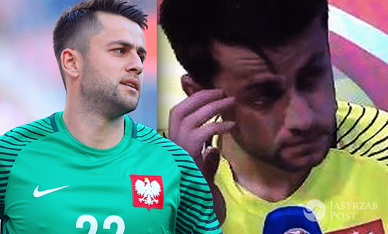 Łukasz Fabiański płacze po meczu z Portugalią