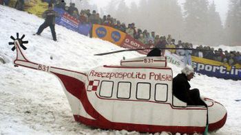 Ślizg na rządowym helikopterze