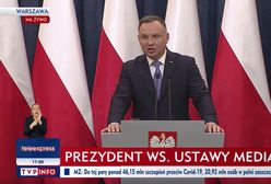 TVP Info o wecie prezydenta ws. "lex TVN". "Zostaje poczucie, że silny może więcej"