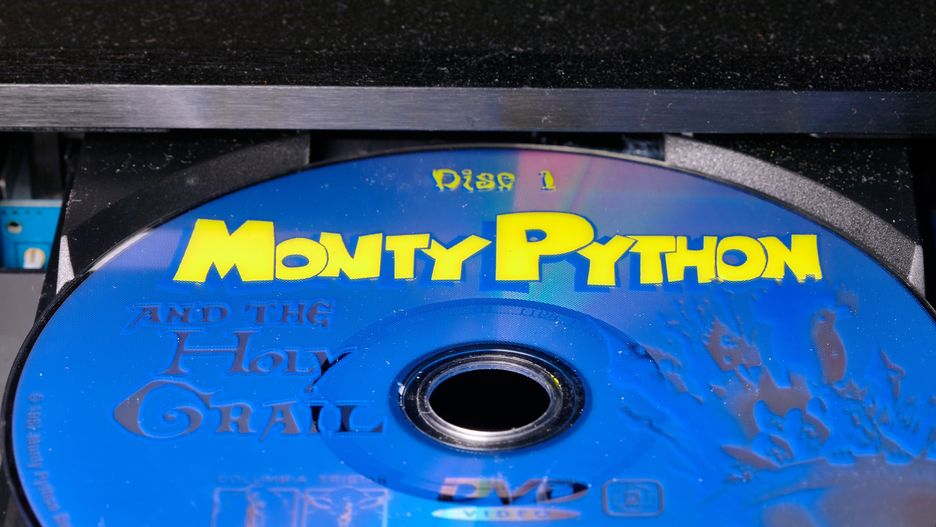 Płyta z filmem Monty Python i Święty Graal