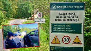 Nietrzeźwy rowerzysta w lesie. Wspólne patrole policji i leśników przynoszą efekty