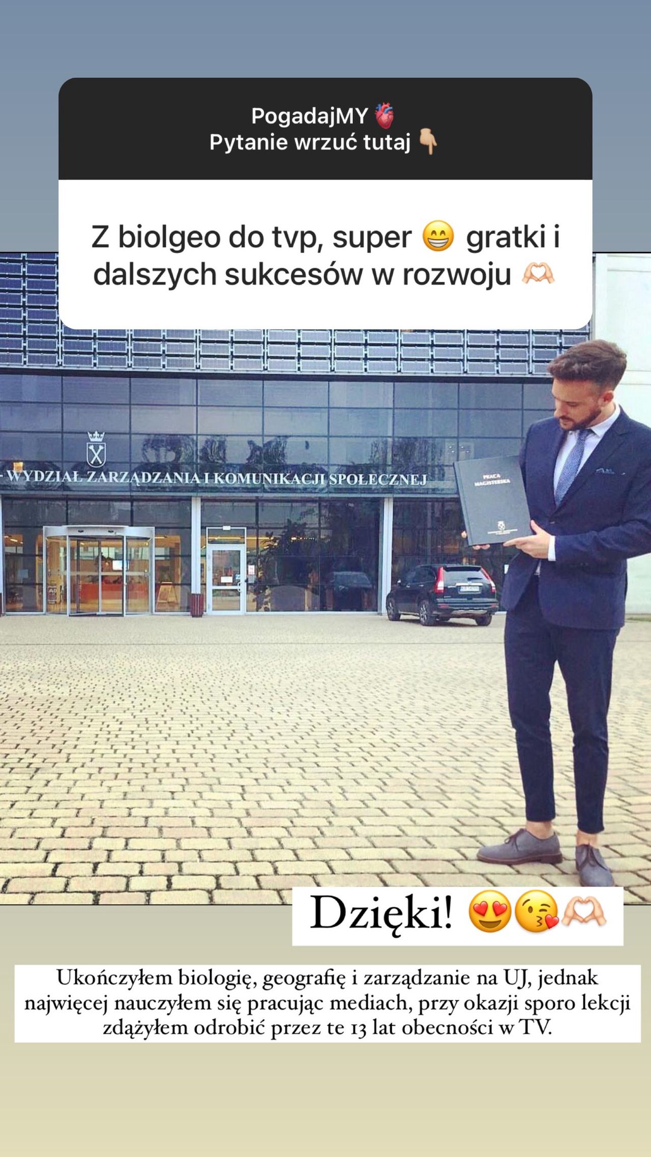 Aleksander Sikora zdradził, jakie ma wykształcenie