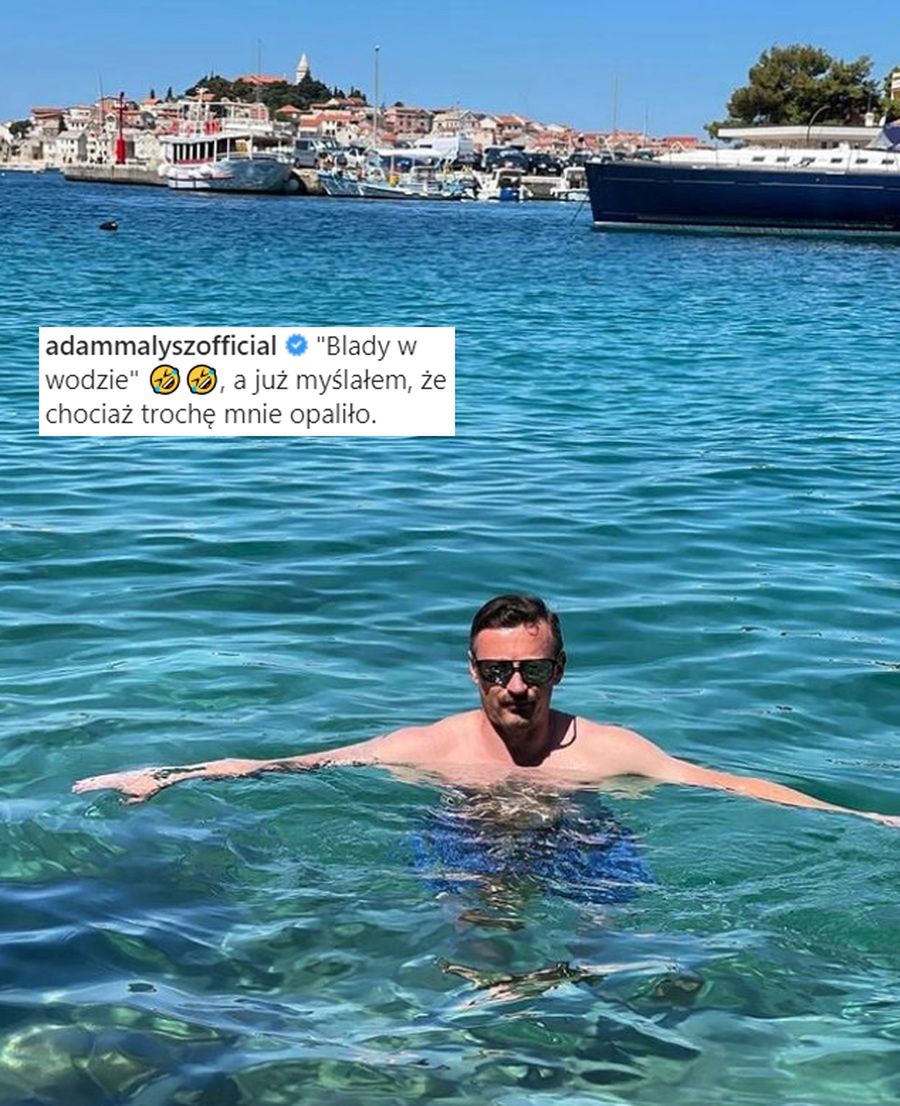 Adam Małysz na wakacjach 