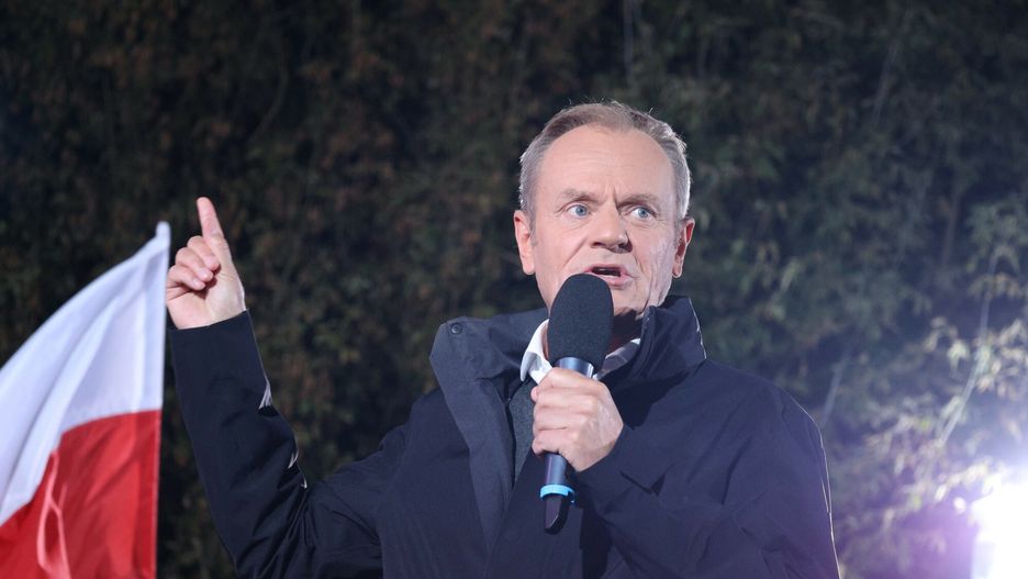 Debata wyborcza w TVP
Fot. Michal Zebrowski/East News, Warszawa, 09.10.2023. Debata wyborcza Telewizji Polskiej, w siedzibie ATM Studio.
N/z: Donald Tusk pod debacie
Michal Zebrowski