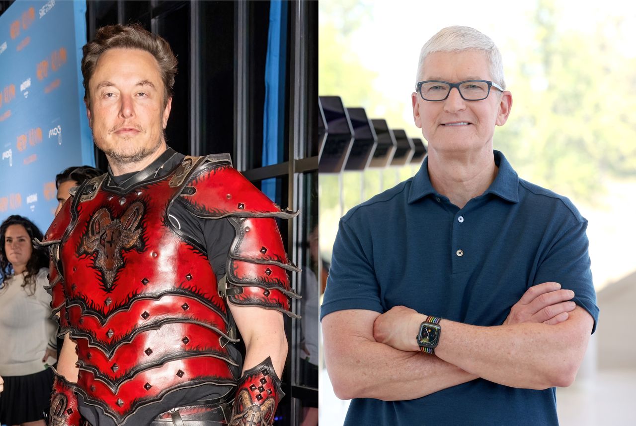 Elon Musk ściera się z Apple. Tim Cook zgotuje mu piekło?