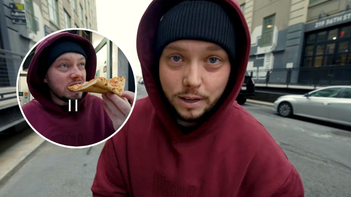 Książulo testuje pizzę