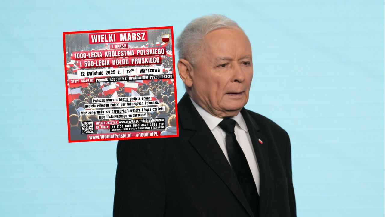 Kaczyński "wzywa wszystkich patriotów". Zaprasza na marsz 