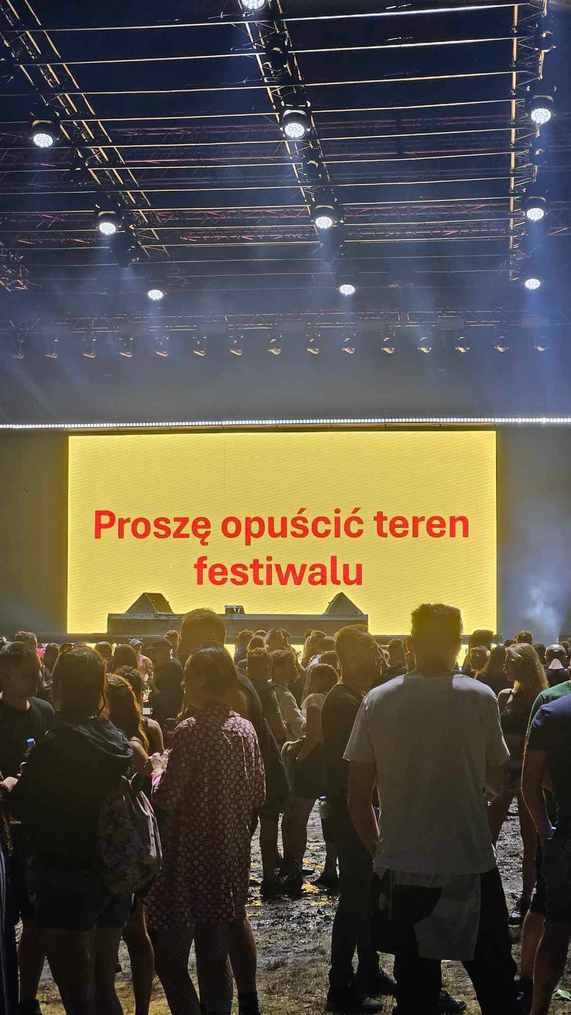 Festiwal Audioriver przerwany z powodu burzy