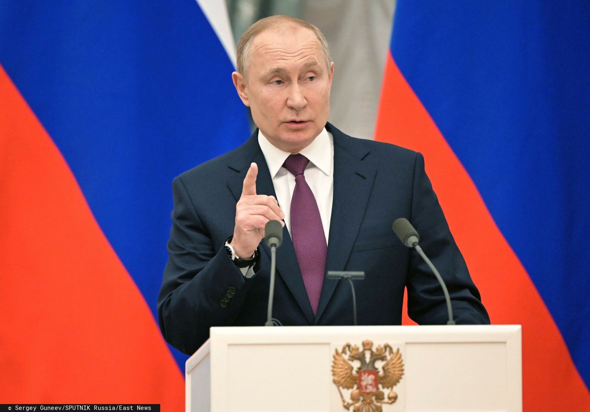 USA: Rosja podjęła ruchy w kierunku inwazji. Na zdjęciu prezydent Rosji Władimir Putin 