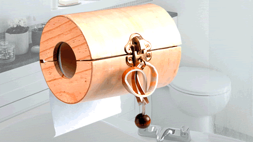 Jak wkurzyć gości, czyli papier toaletowy zagadka 1