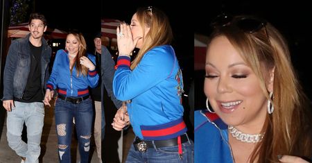 "Młodzieżowa" Mariah Carey szepcze do ucha kochankowi (ZDJĘCIA)