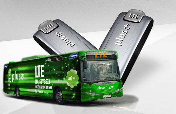 LTE Bus - przetestuj internet Plusa (fot.: Plus.pl)