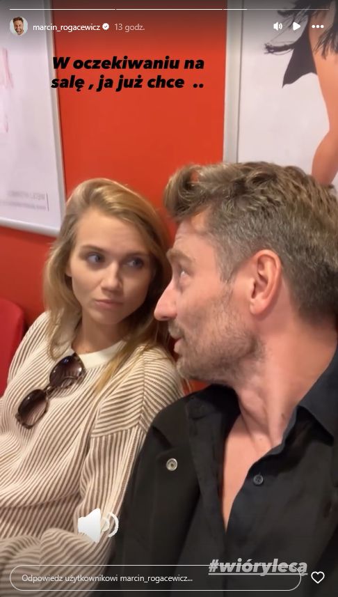 Agnieszka Kaczorowska i Marcin Rogacewicz