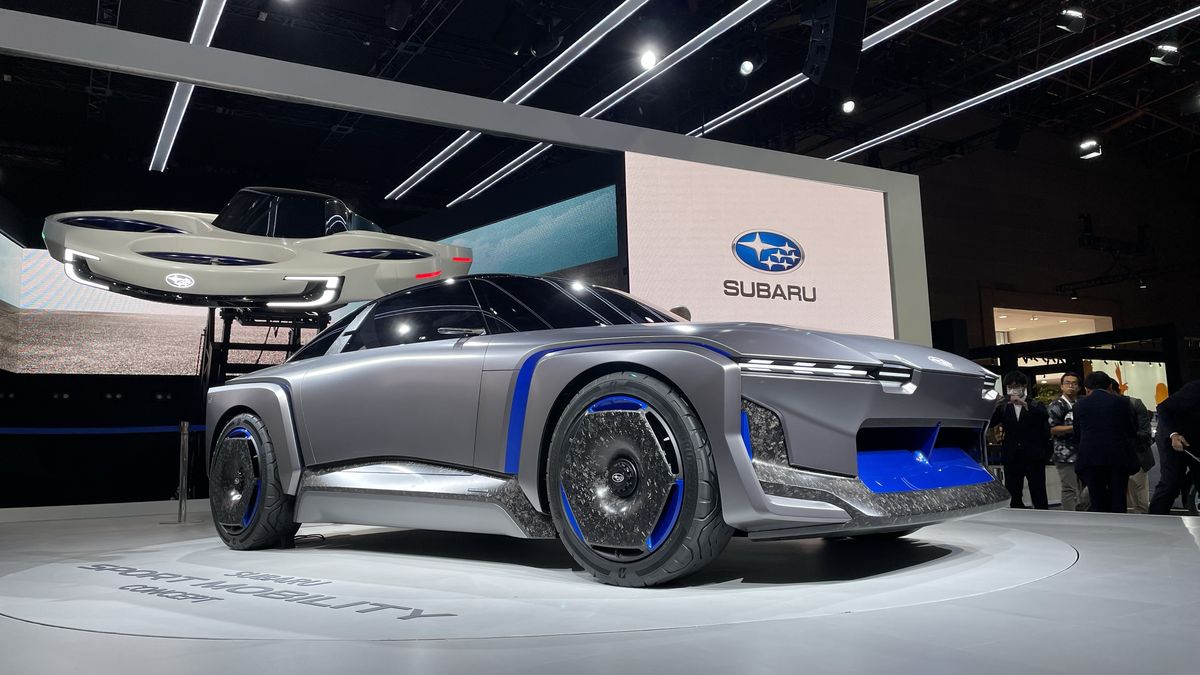 Subaru pokazało samochód i statek powietrzny, jako przyszłość mobilności