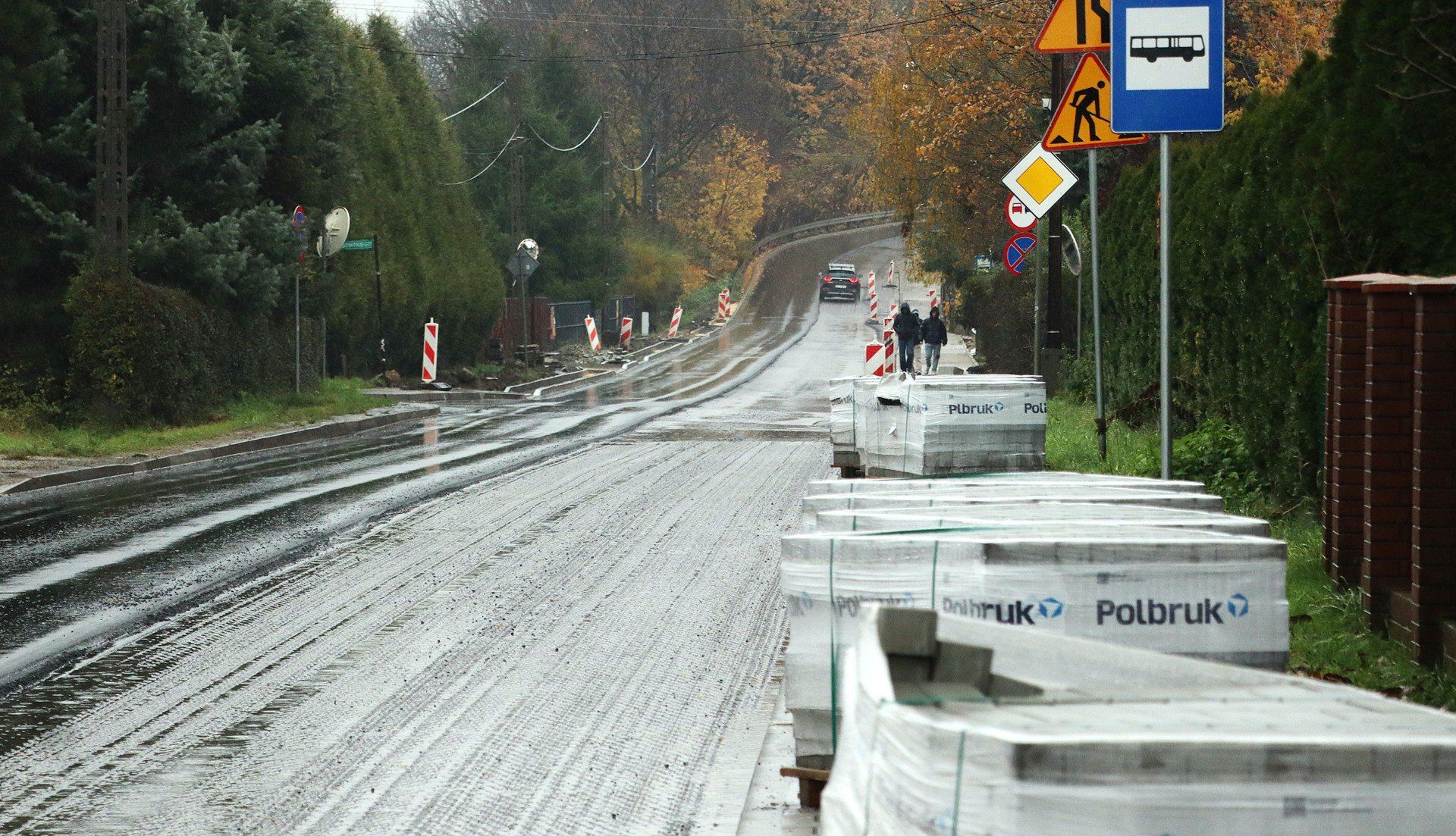 Remont ulicy Męczeństwa Narodów w Brzezince już na ostatniej prostej