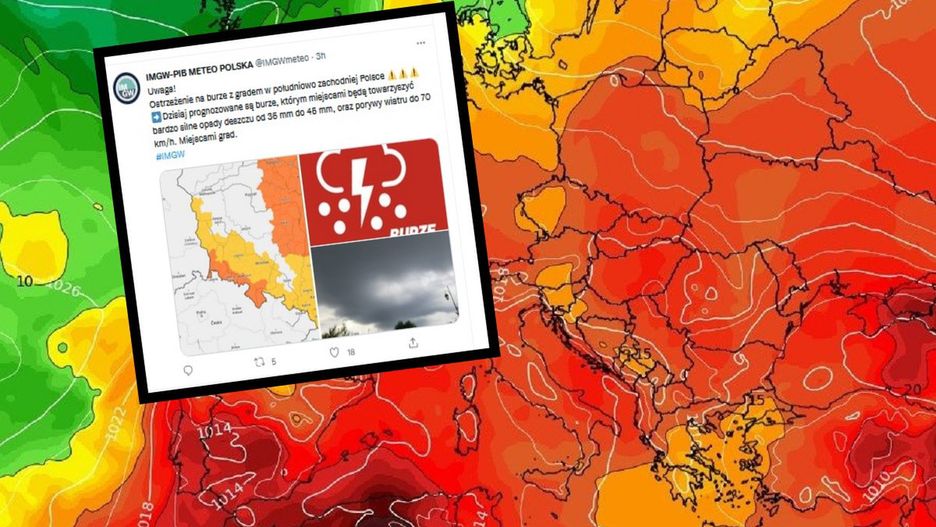 Pogoda. Pożegnanie z upałami i burze