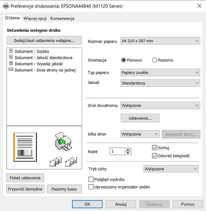 Epson EcoTank M1120. Test monochromatycznej drukarki ze stałym zasilaniem atramentem 6