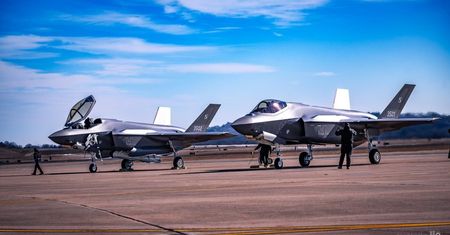 Polscy piloci za sterami F-35. Ewidentnie dobrze sobie radzą