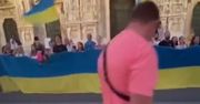 Włochy. Rosjanin zrobił to na manifestacji Ukraińców