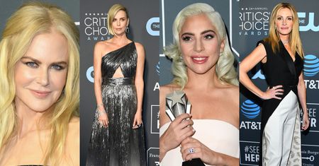 Tłum gwiazd na gali Critics' Choice Awards: Kidman, Theron, Gaga, Roberts, Adams... (DUŻO ZDJĘĆ)