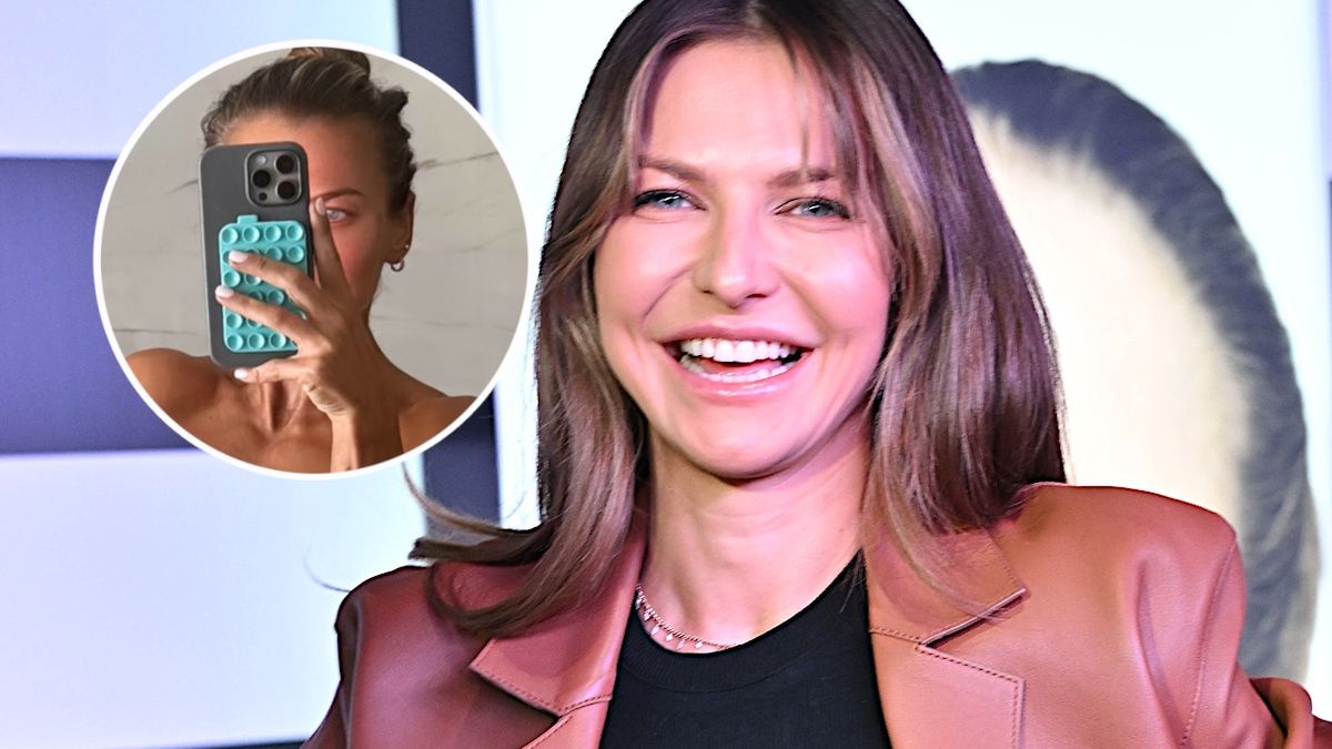 Anna Lewandowska pokazała się fanom półnago. Ma na sobie tylko ZŁOTE MAJTKI