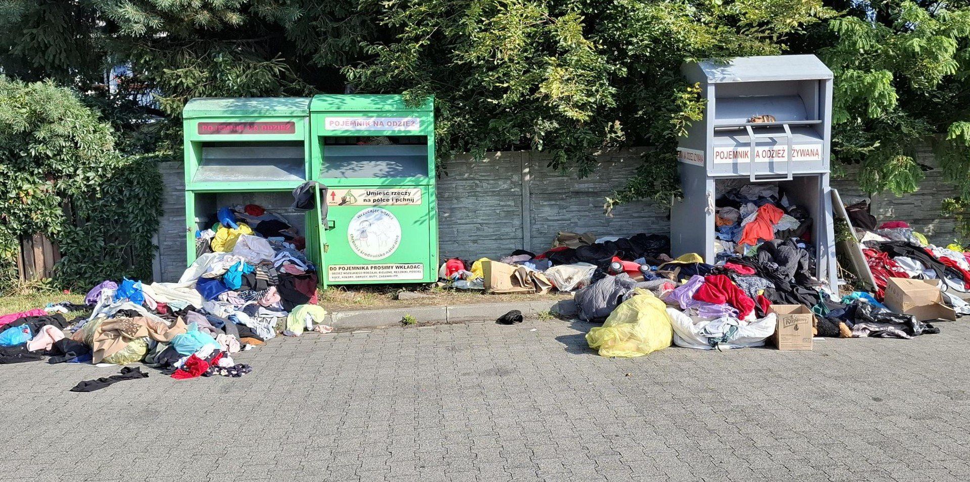 Odbiór odpadów tekstylnych w Kętach rodzi problem