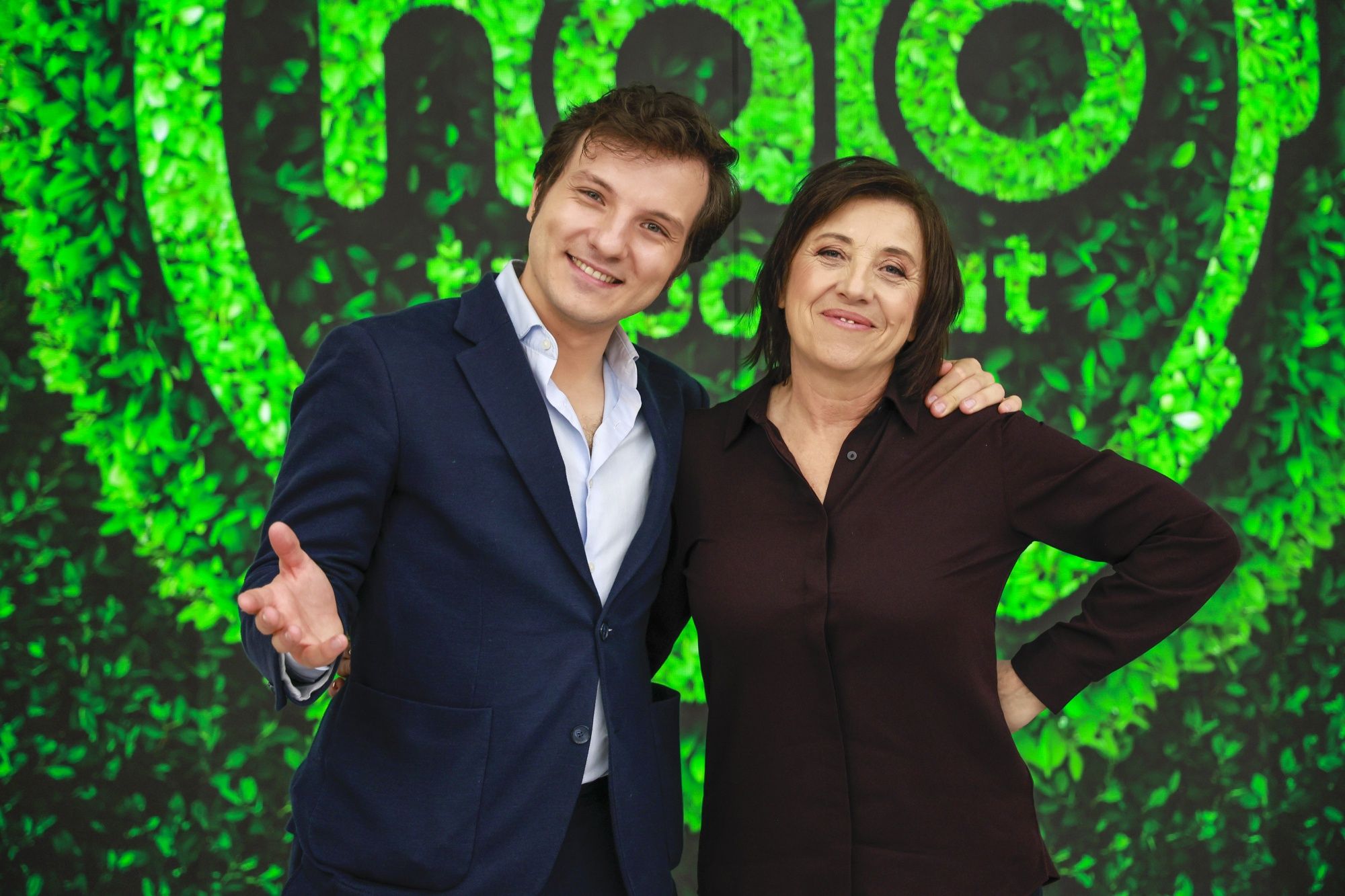 Jakub Gąsowski z mamą Hanną Śleszyńską