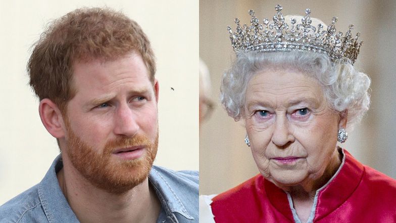 Książę Harry, królowa Elżbieta II