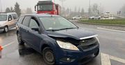 Gorzów: Przejechał rondo na wprost. Porzucił auto