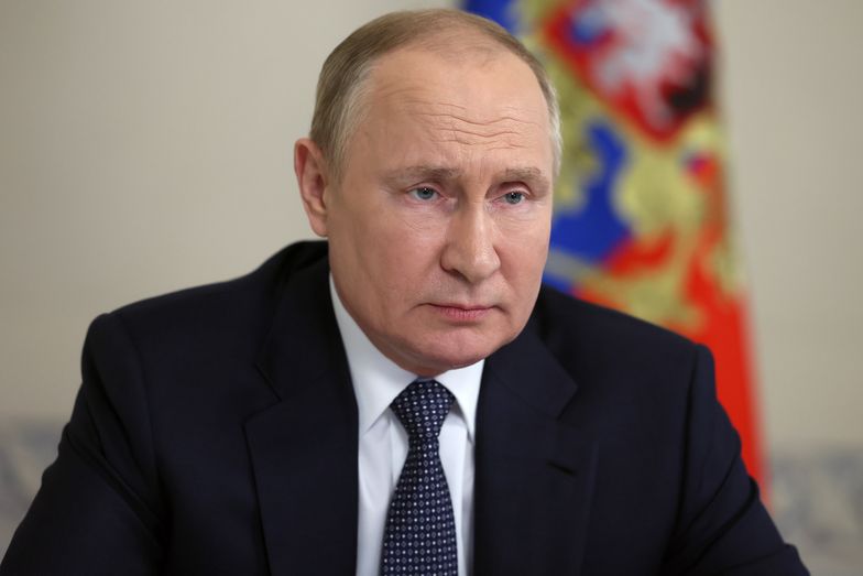 Putin chairs Russian Security Council meeting
epa10027490 Russian President Vladimir Putin chairs a meeting with members of the Russian Security Council via teleconference call in the Kremlin in Moscow, Russia, 22 June 2022.  EPA/MIKHAIL METZEL / KREMLIN POOL / SPUTNIK MANDATORY CREDIT 
Dostawca: PAP/EPA.
MIKHAIL METZEL / KREMLIN POOL / SPUTNIK