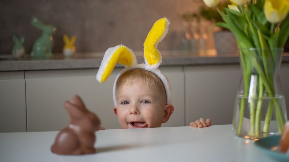 Słodycze czekoladowe na Wielkanoc.