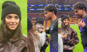 Lamine Yamal zadedykował statuetkę MVP ukochanej, ale jego mama WYRWAŁA JEJ TROFEUM z rąk. "Co za baba!" (WIDEO)
