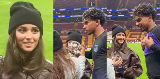 Lamine Yamal zadedykował statuetkę MVP ukochanej, ale jego mama WYRWAŁA JEJ TROFEUM z rąk. "Co za baba!" (WIDEO)
