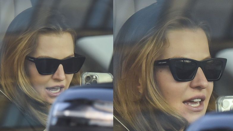 Anna Lewandowska parkuje na miejscu dla niepełnosprawnych