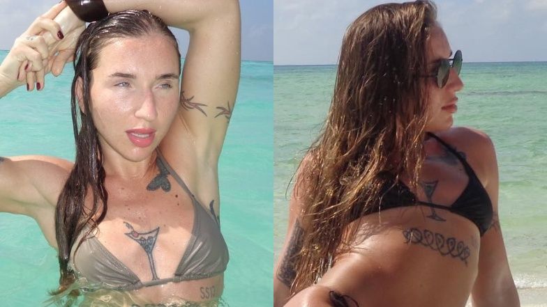 Marta Linkiewicz wygina się w skąpym bikini na Malediwach