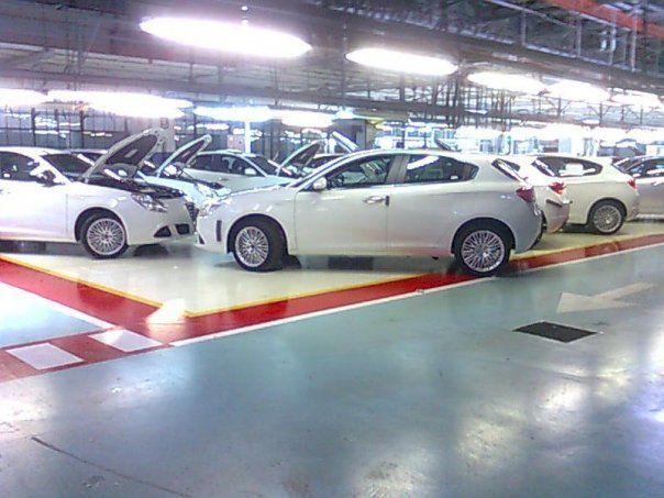 Alfa Milano w fabryce